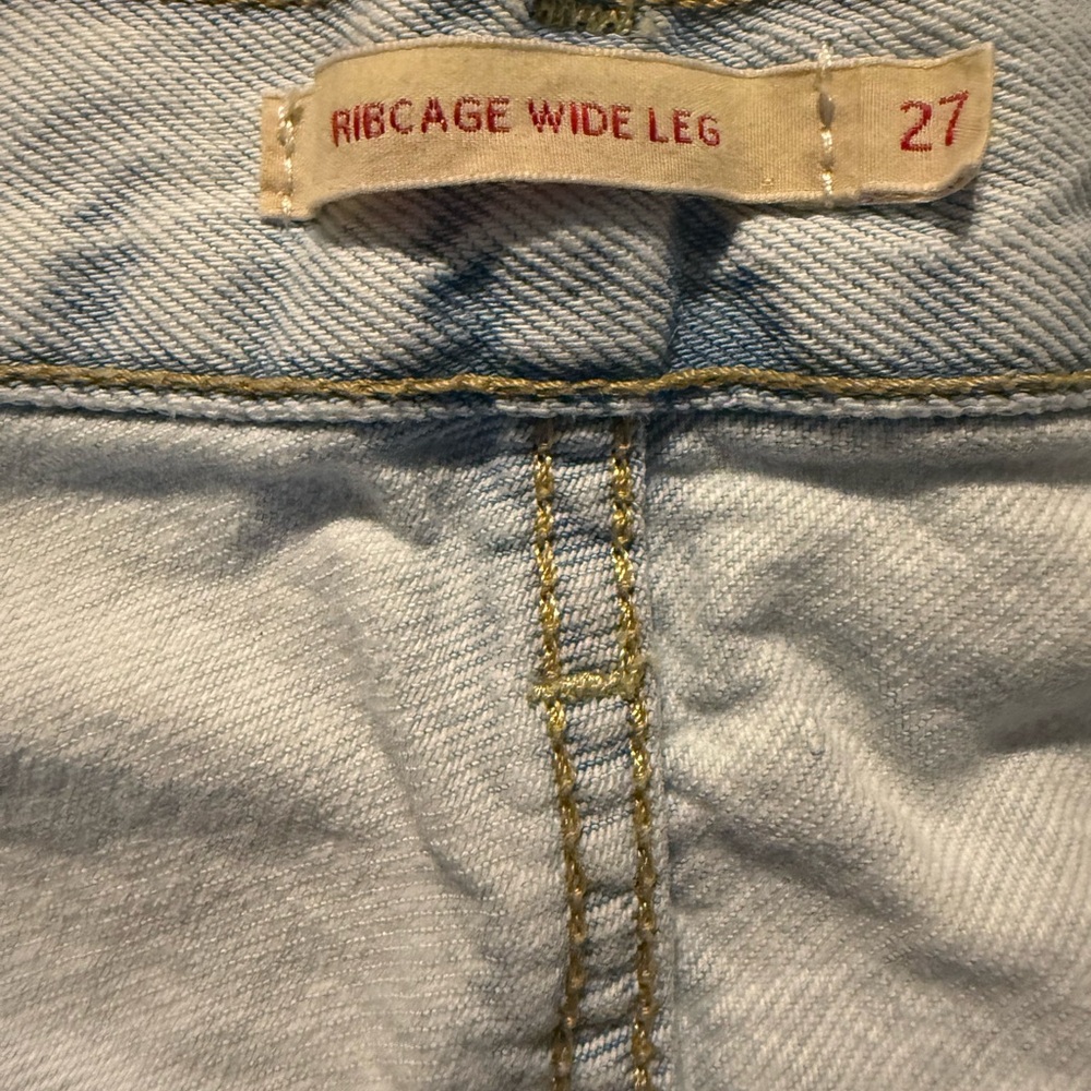 Levi’s Ribcage Wide Leg Light Blue Jeans